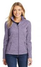Port Authority® Ladies Digi Stripe Fleece Jacket